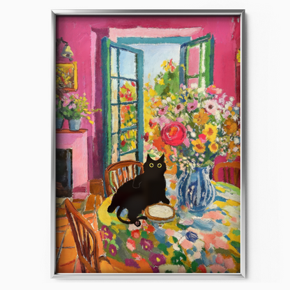 Cat Matisse Window