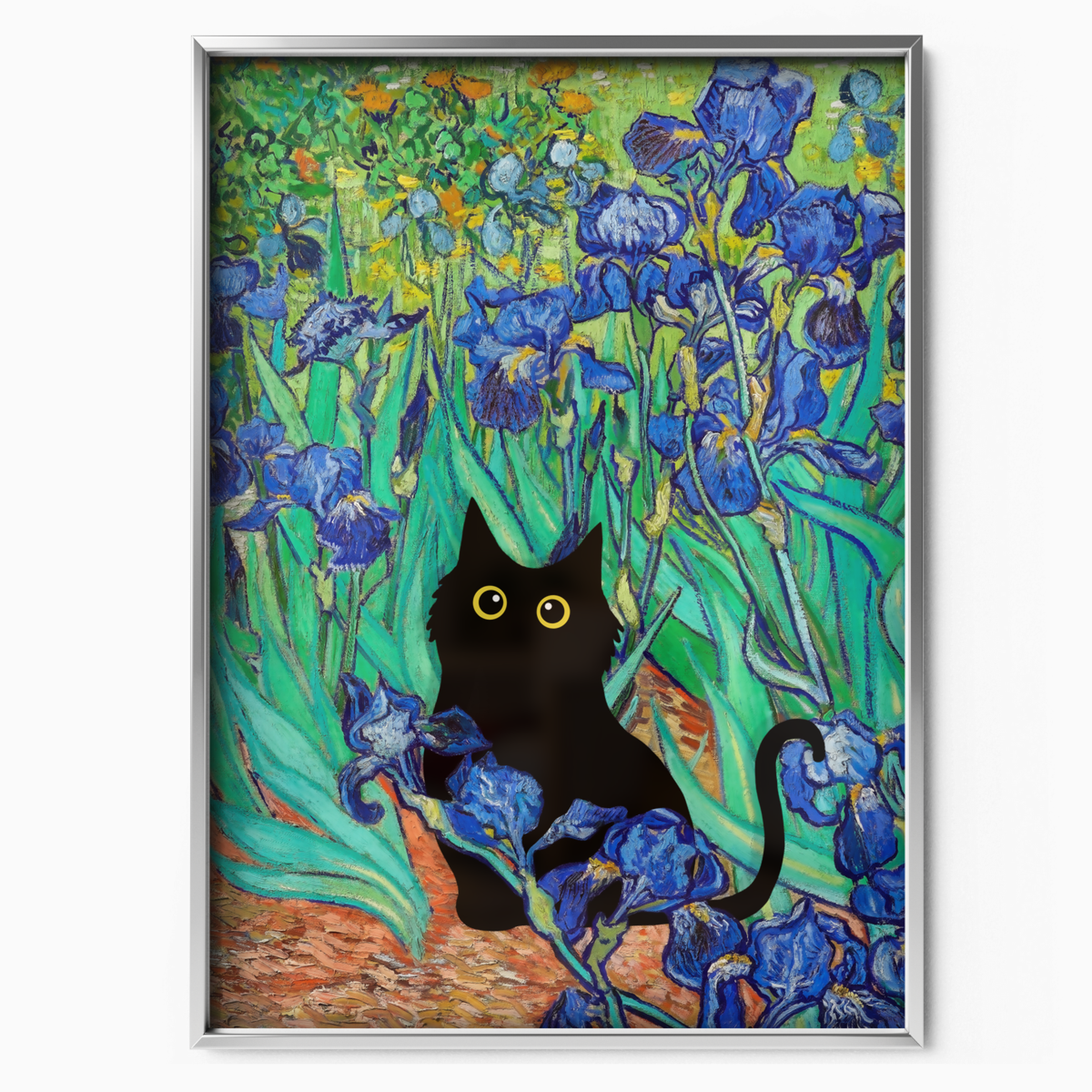 Cat X Van Gogh Iris