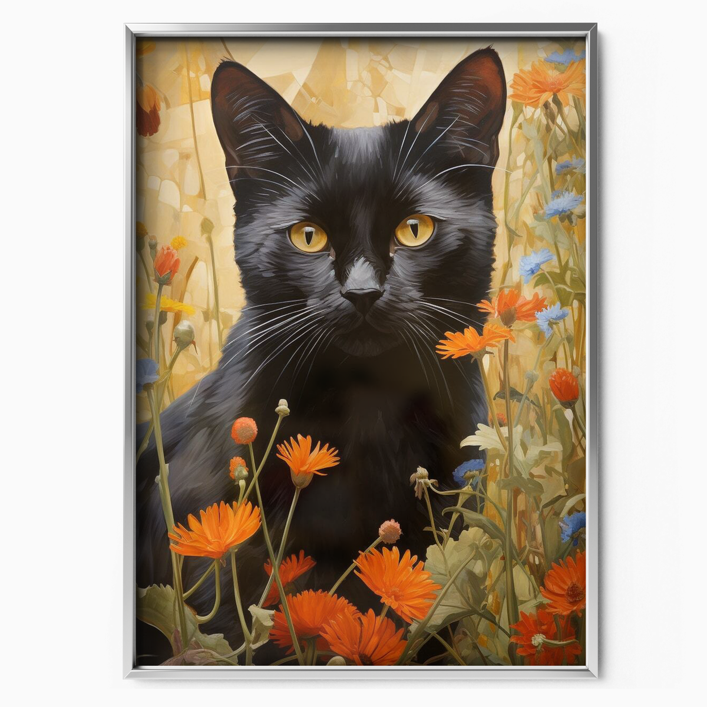 Golden Gaze Cat