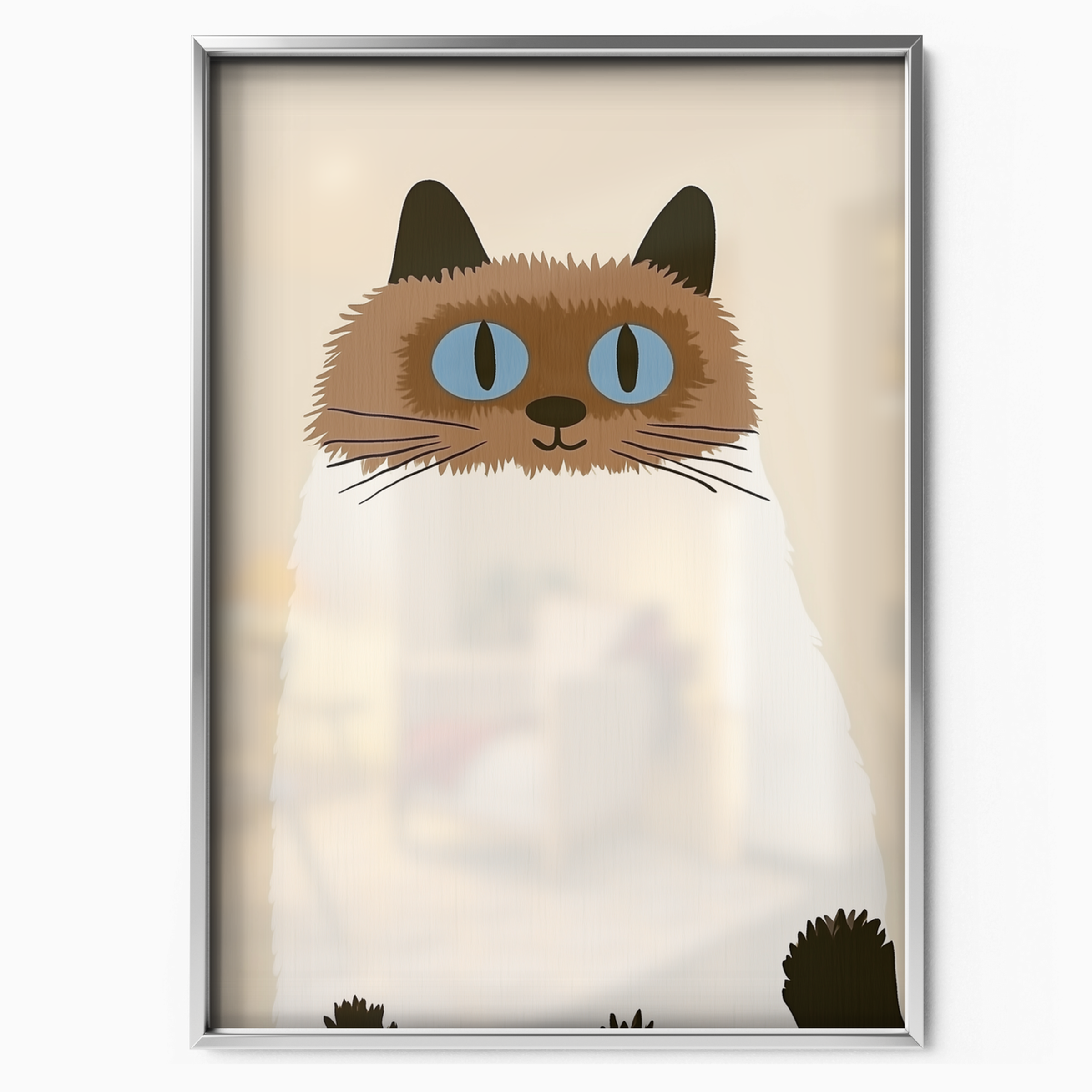 Pop Cat Blue Eyes