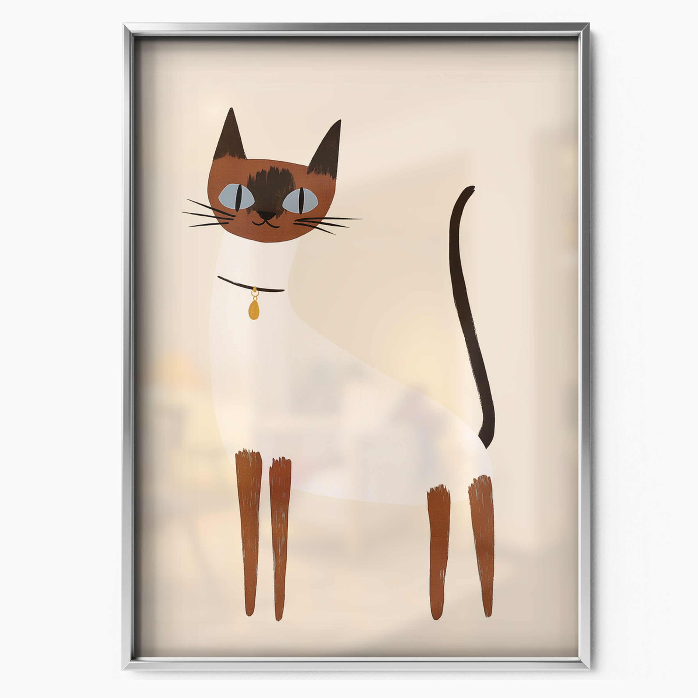 Pop Cat Elegant Siamese