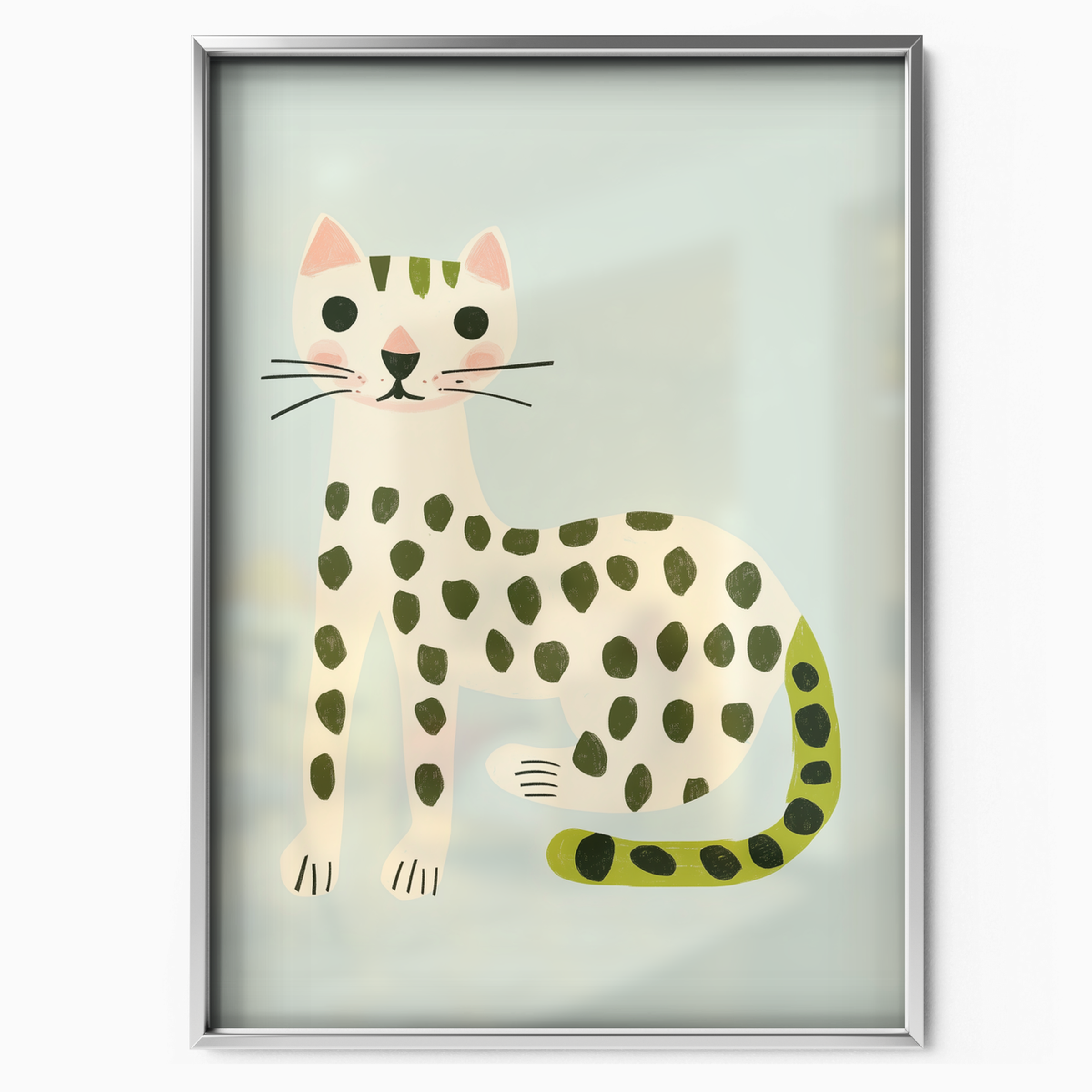 Pop Cat Green Dots