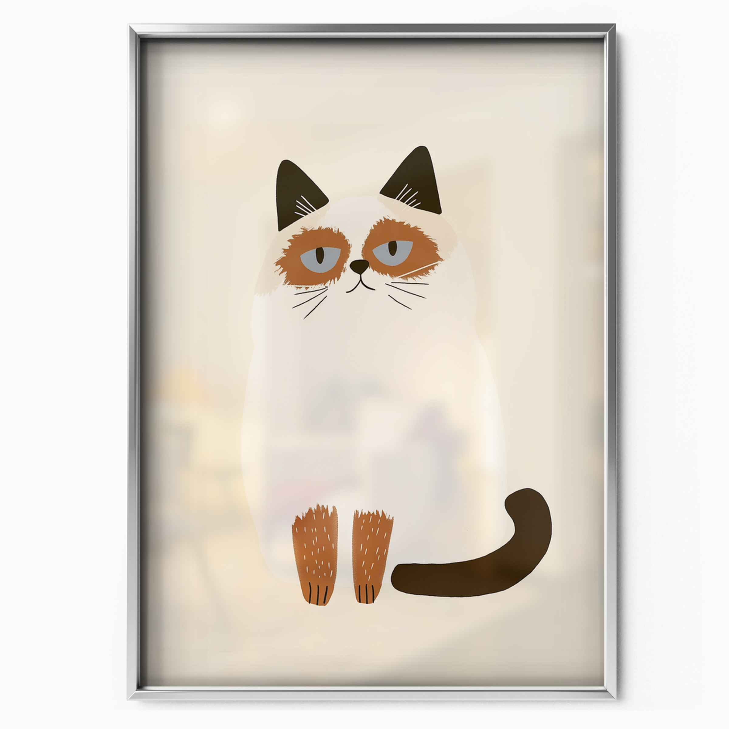 Pop Cat Green Scarf