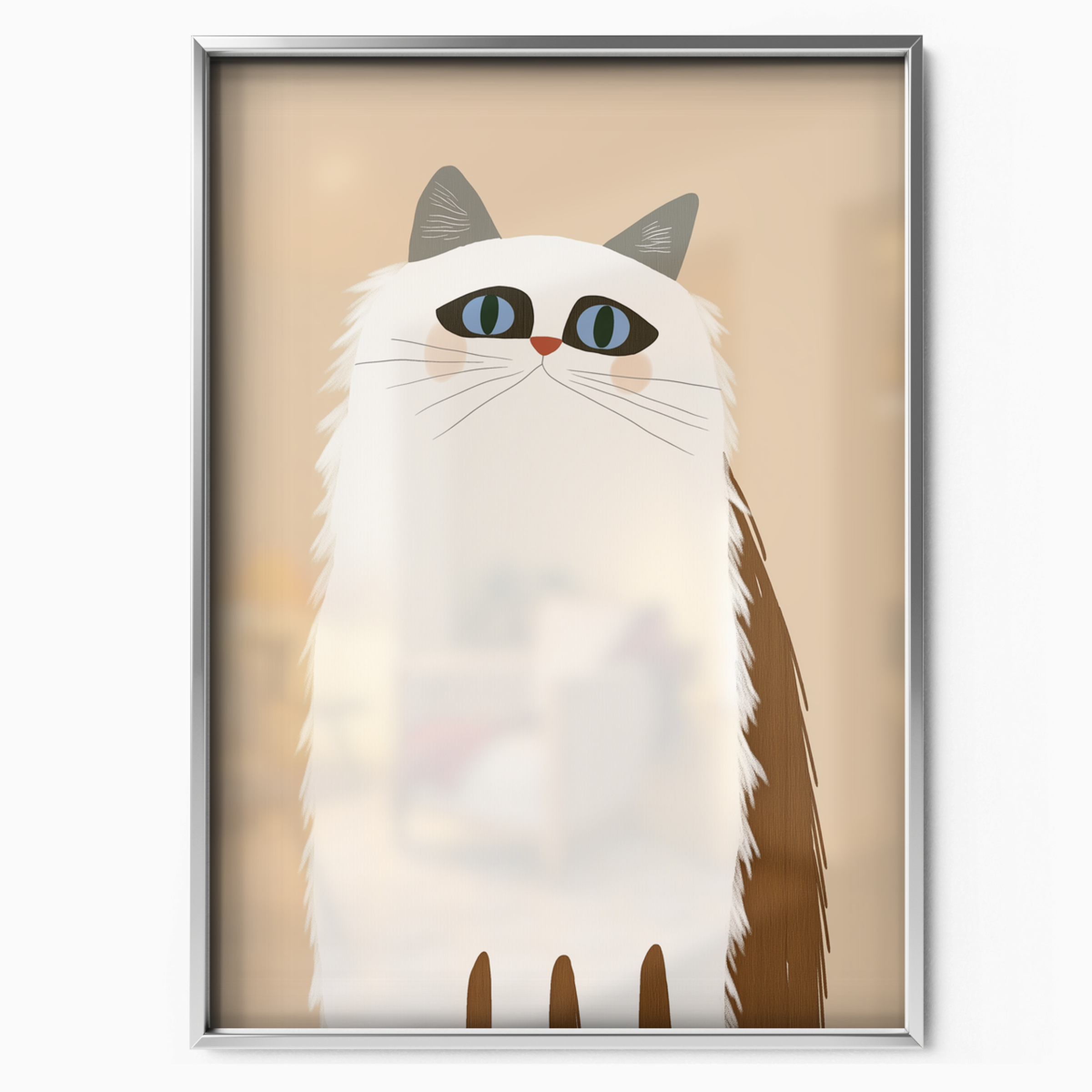 Pop Cat Split Fur