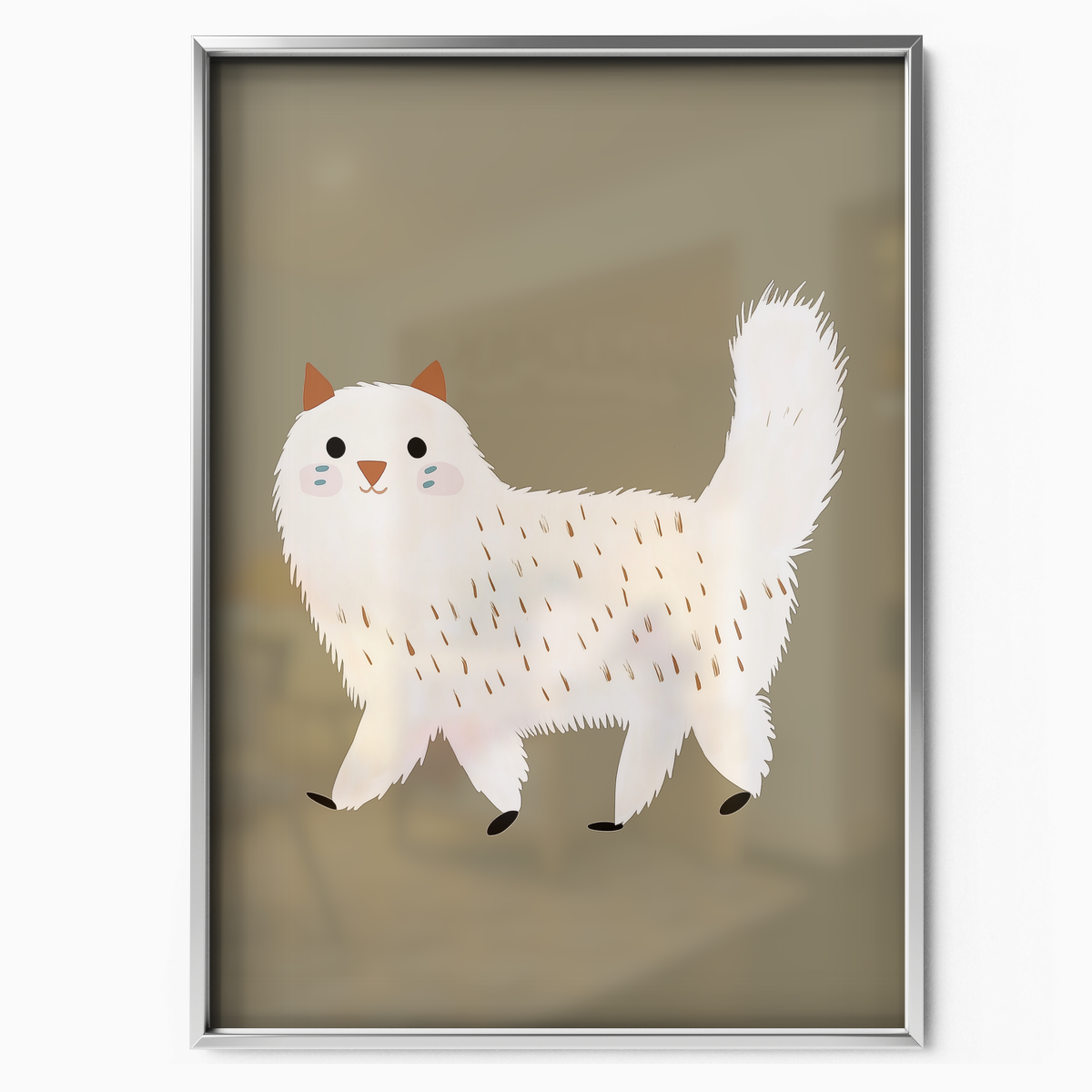 Pop Cat White Tail
