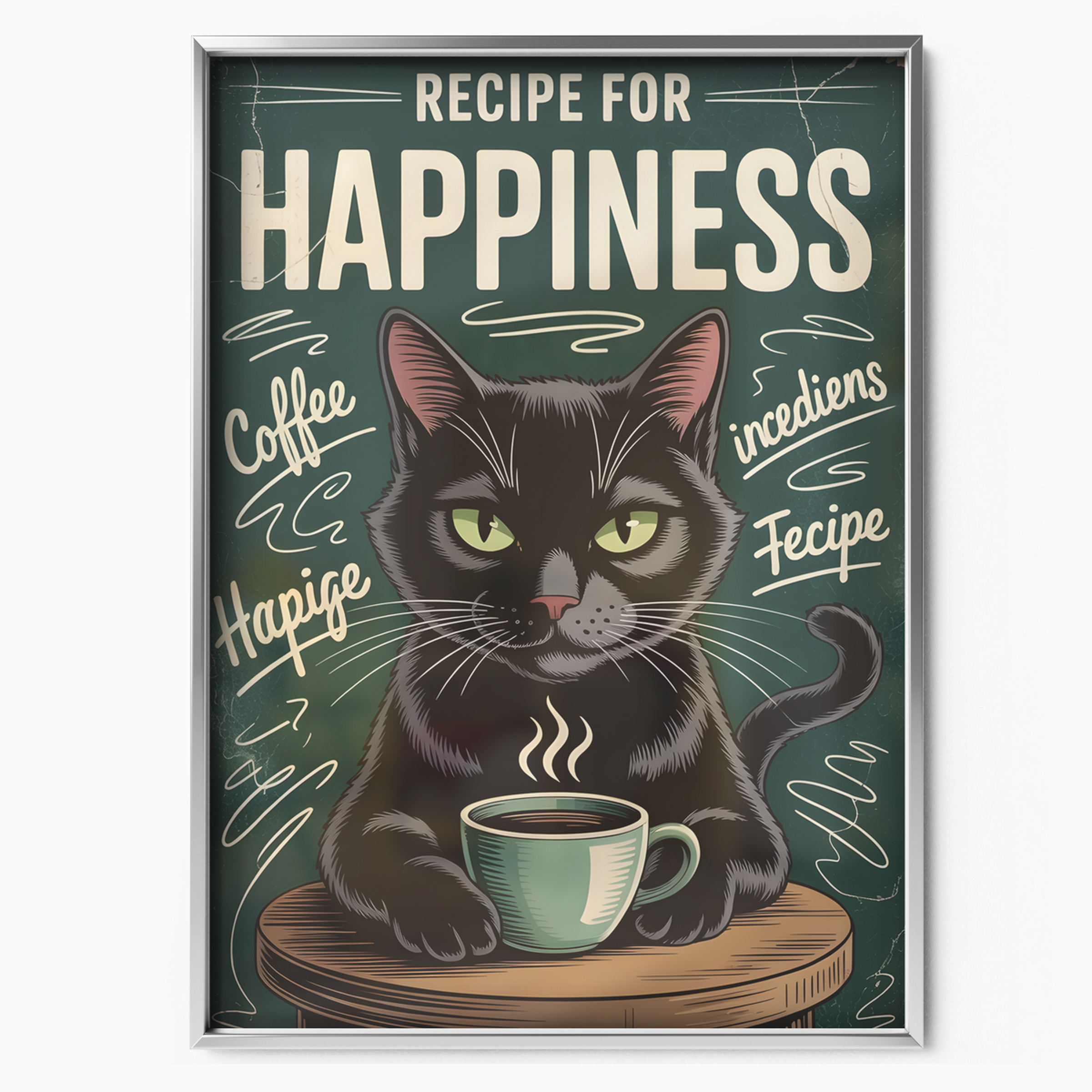 Recipe For Happiness Cat