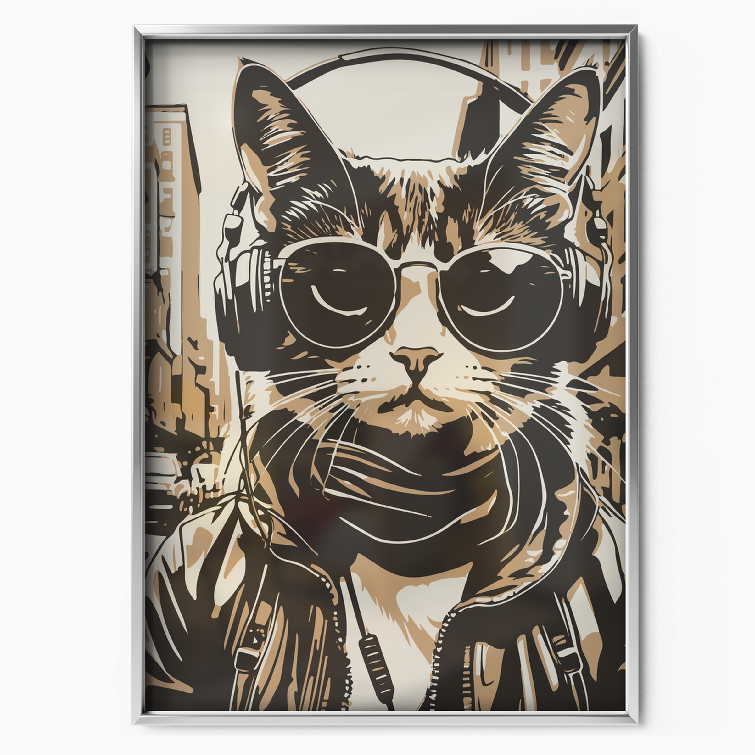 Streetwear Cat Beige