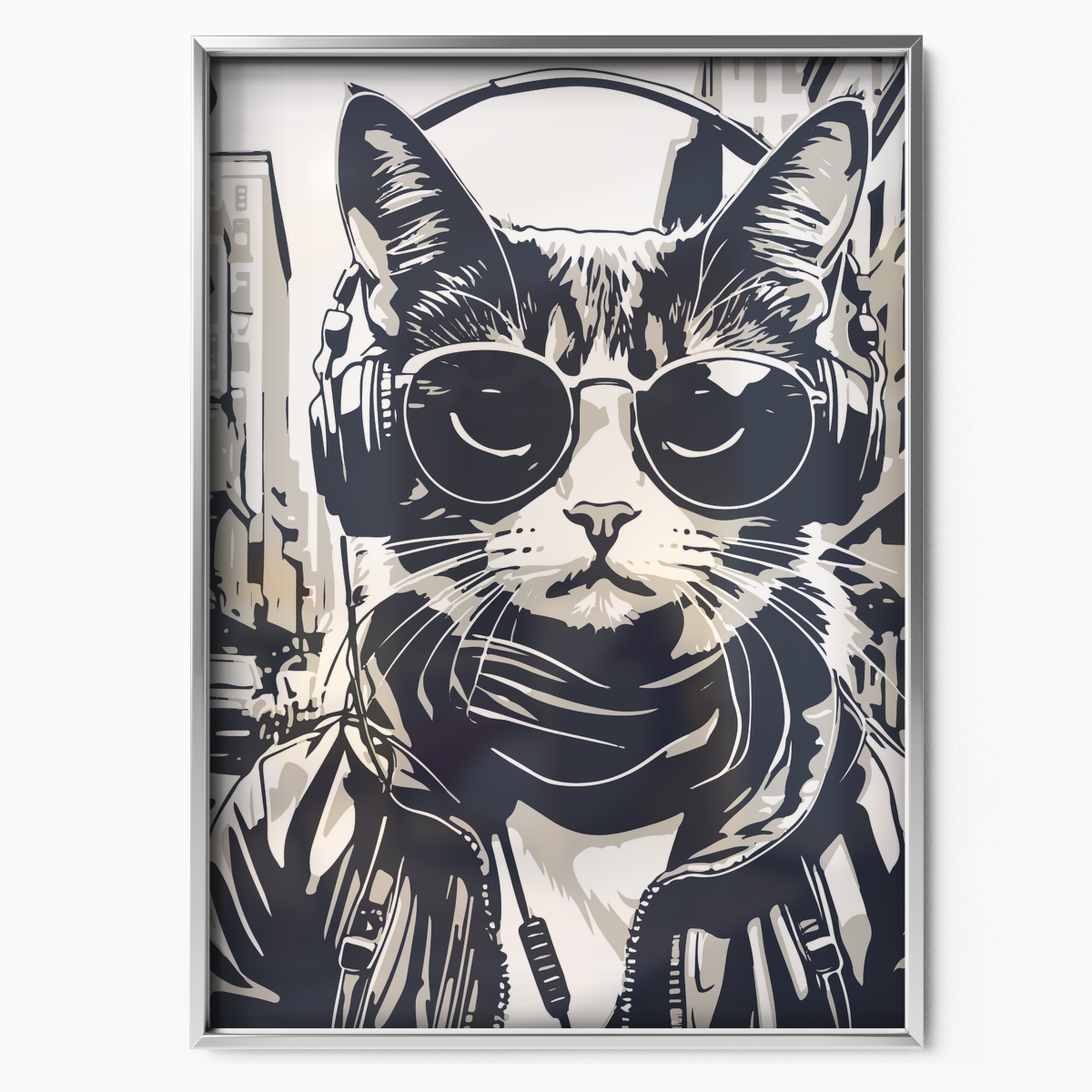 Streetwear Cat Grey