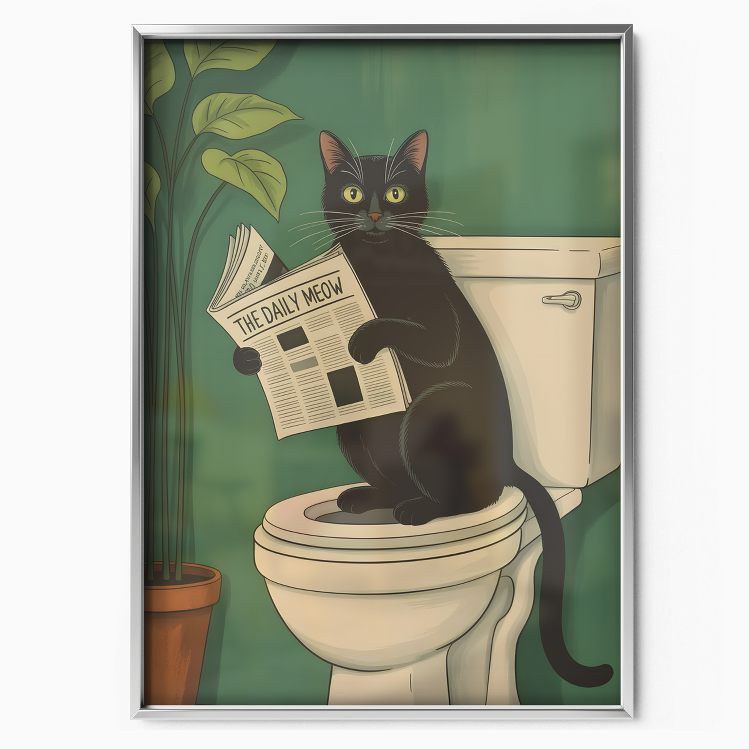 Toilet Reader Cat 1