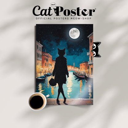 Black Cat In Venise