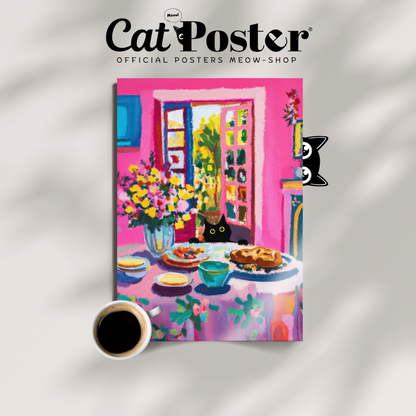 Cat Matisse Breakfast
