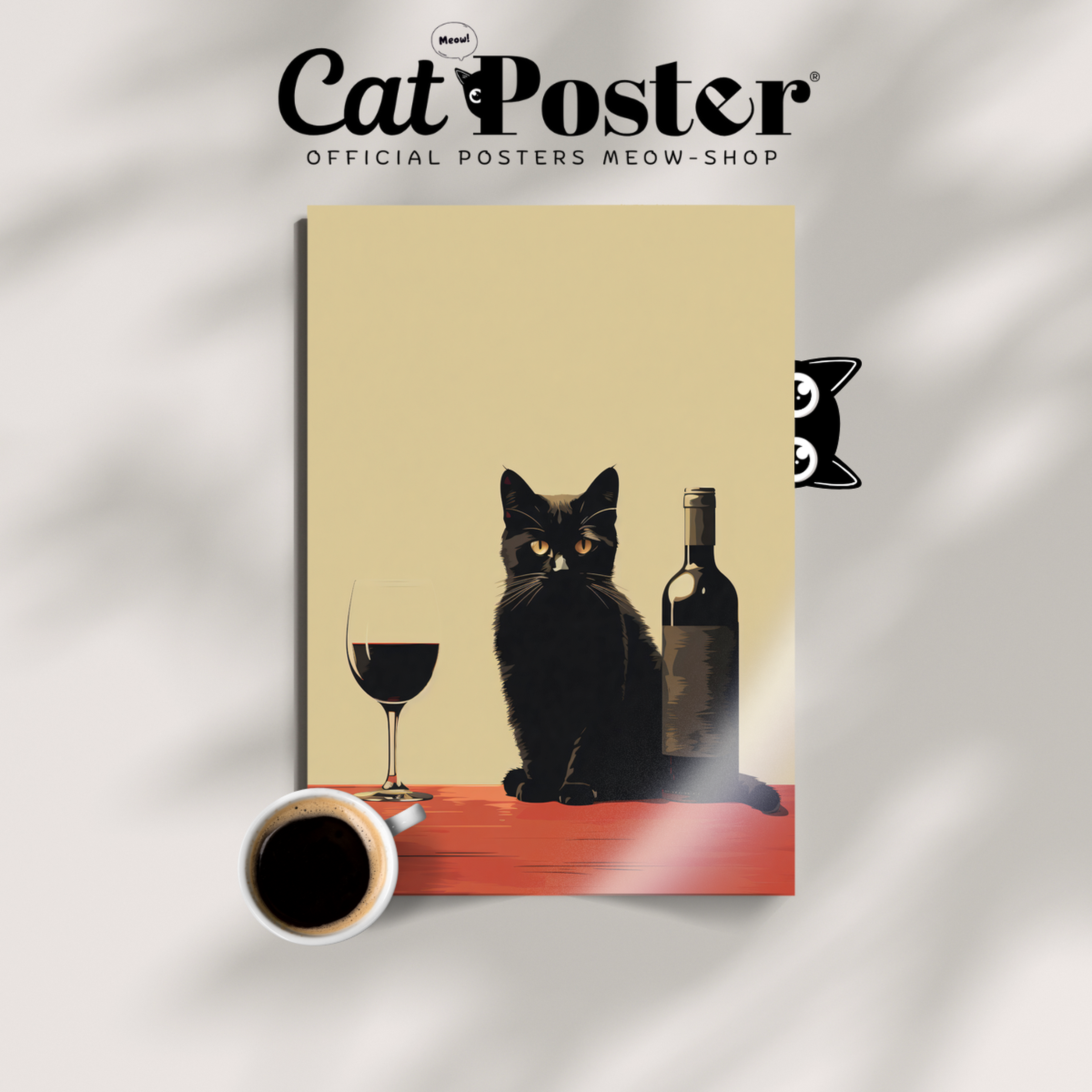 Cat At The Bar