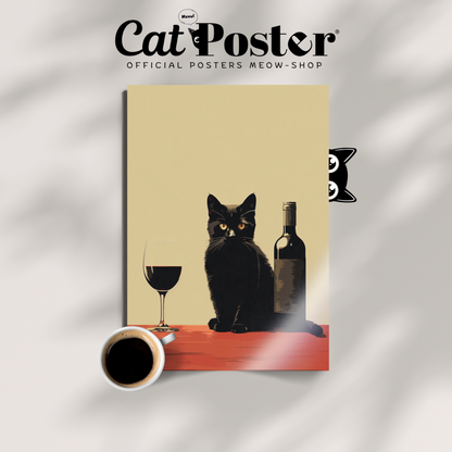 Cat At The Bar