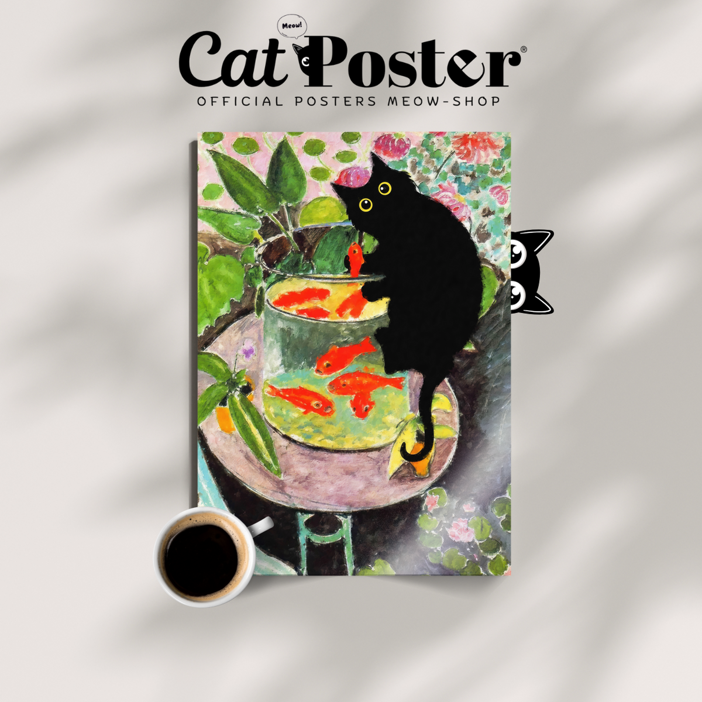Cat Goldfish X Matisse