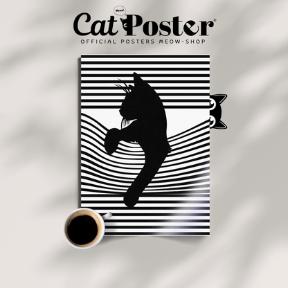 Cat Line B W 2 2