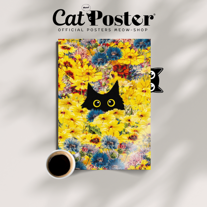 Cat Monet Chrysanthemums