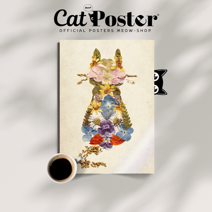 Cat Nature Flower 2 6