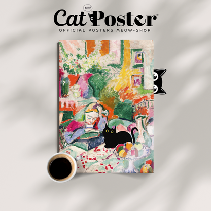 Cat With Matisse Still Life
