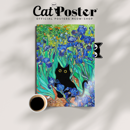 Cat X Van Gogh Iris