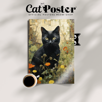 Golden Meadow Cat