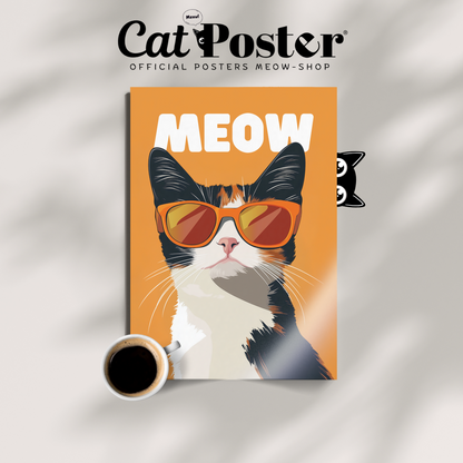 Groovy Cat Orange Meow