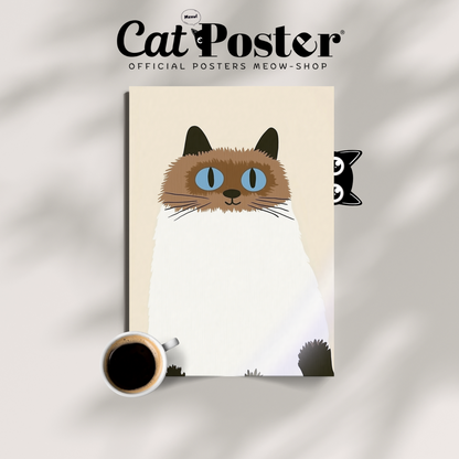 Pop Cat Blue Eyes