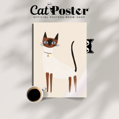 Pop Cat Elegant Siamese