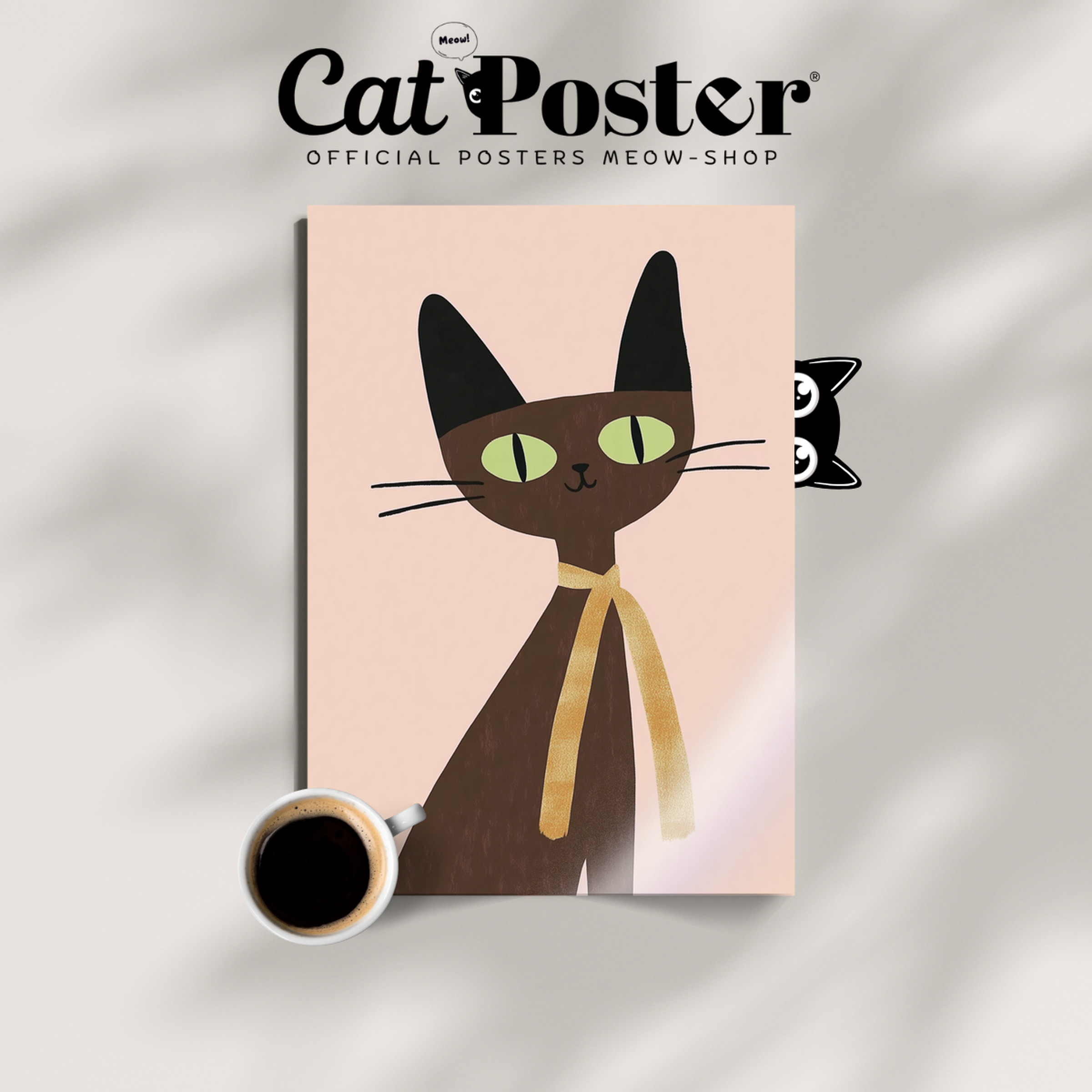 Pop Cat Golden Eyes