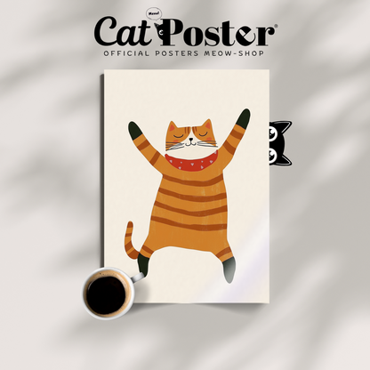 Pop Cat Stretching Joy