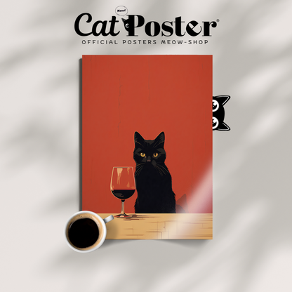 Red Room Black Cat