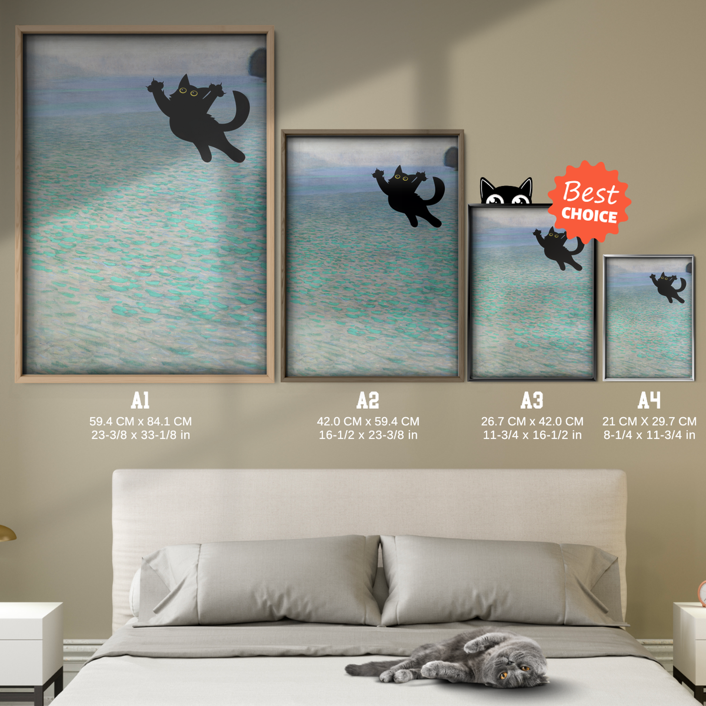 Cat Jump X Klimt Attersee