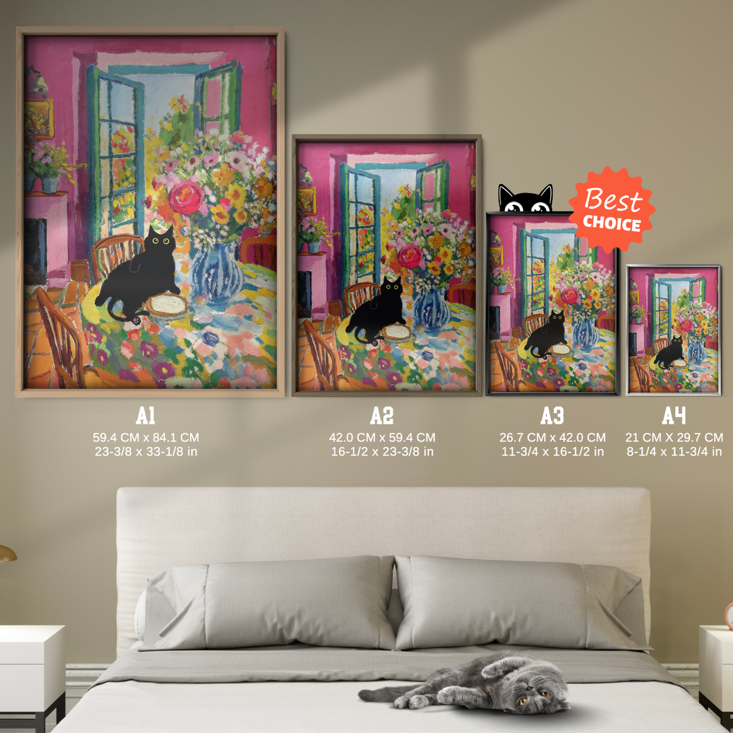 Cat Matisse Window