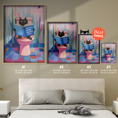 Cat Pop Art Toilet