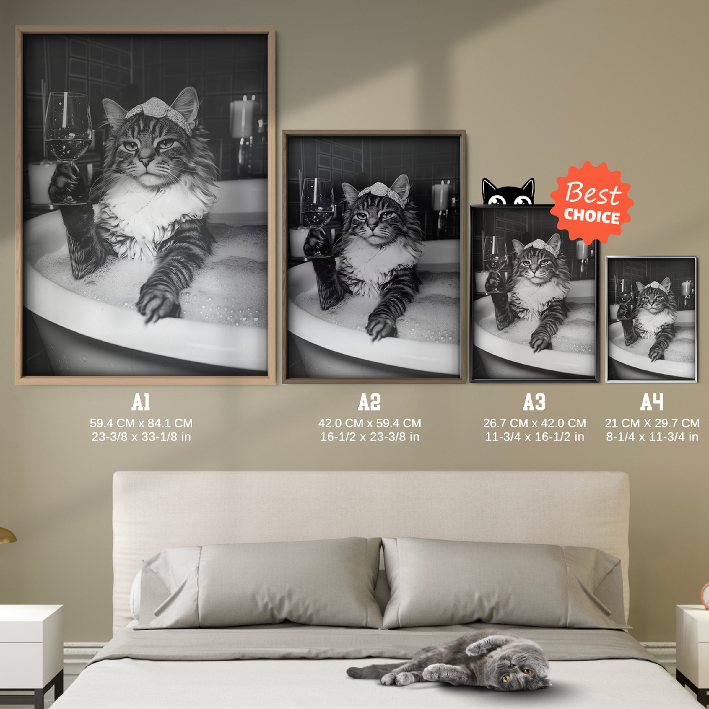 Cozy Cat Glam Relax