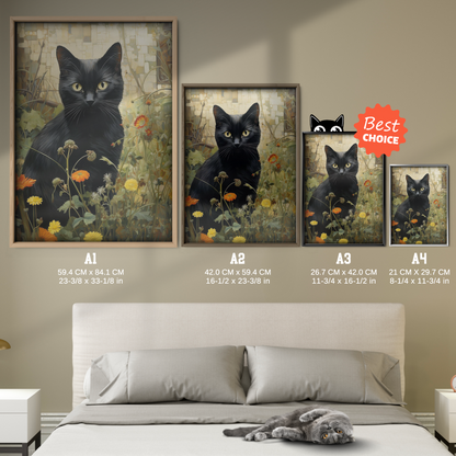 Golden Meadow Cat