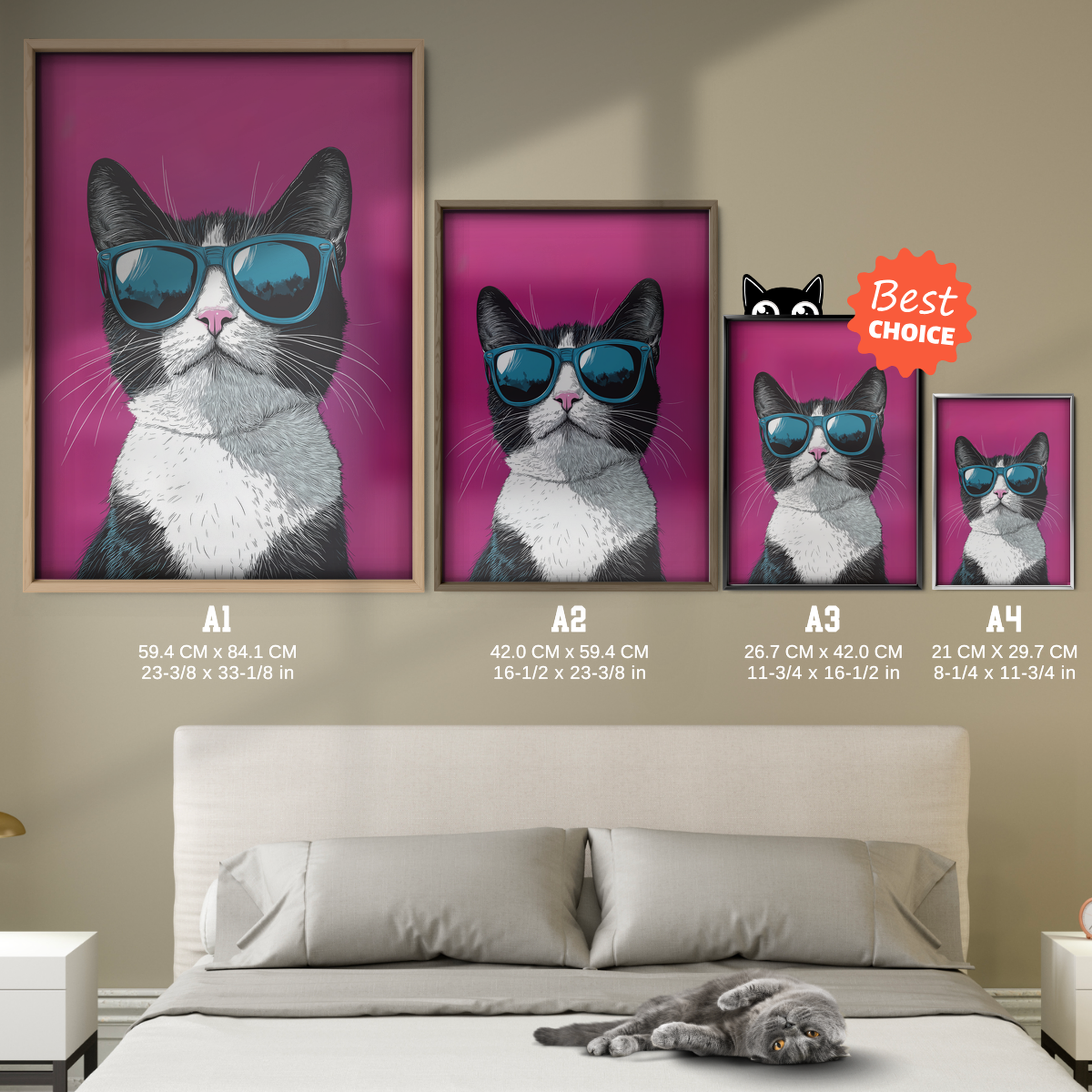 Groovy Cat Magenta