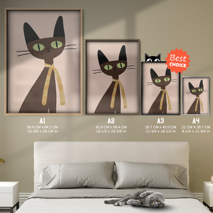 Pop Cat Golden Eyes