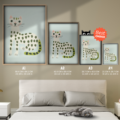 Pop Cat Green Dots