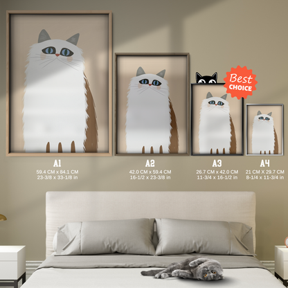 Pop Cat Split Fur