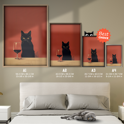 Red Room Black Cat