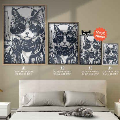 Streetwear Cat Grey
