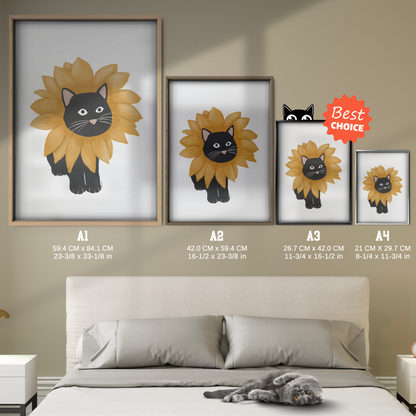Sunflower Cat