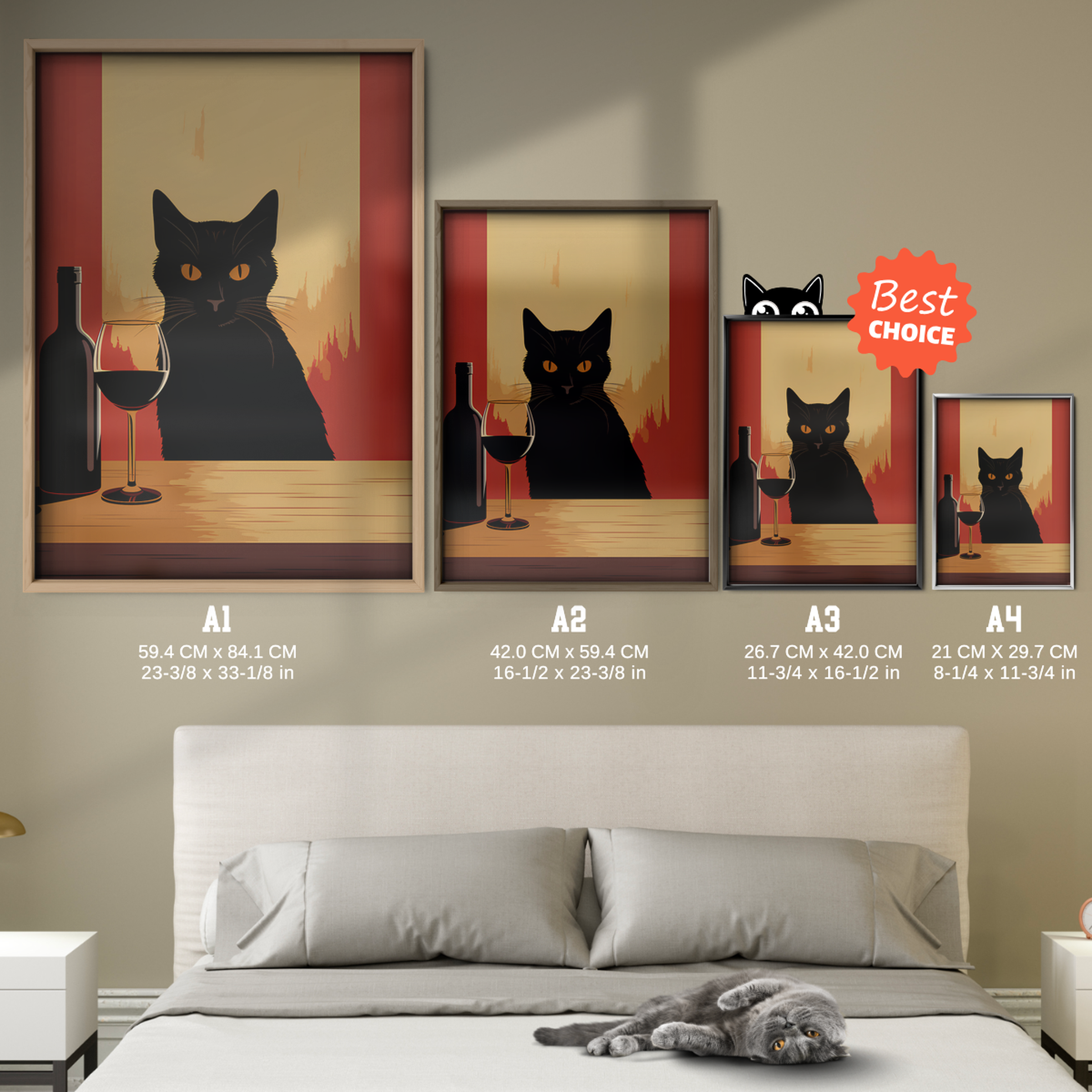 The Wine Lover Cat