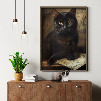 Artsy Cat Golden Gaze