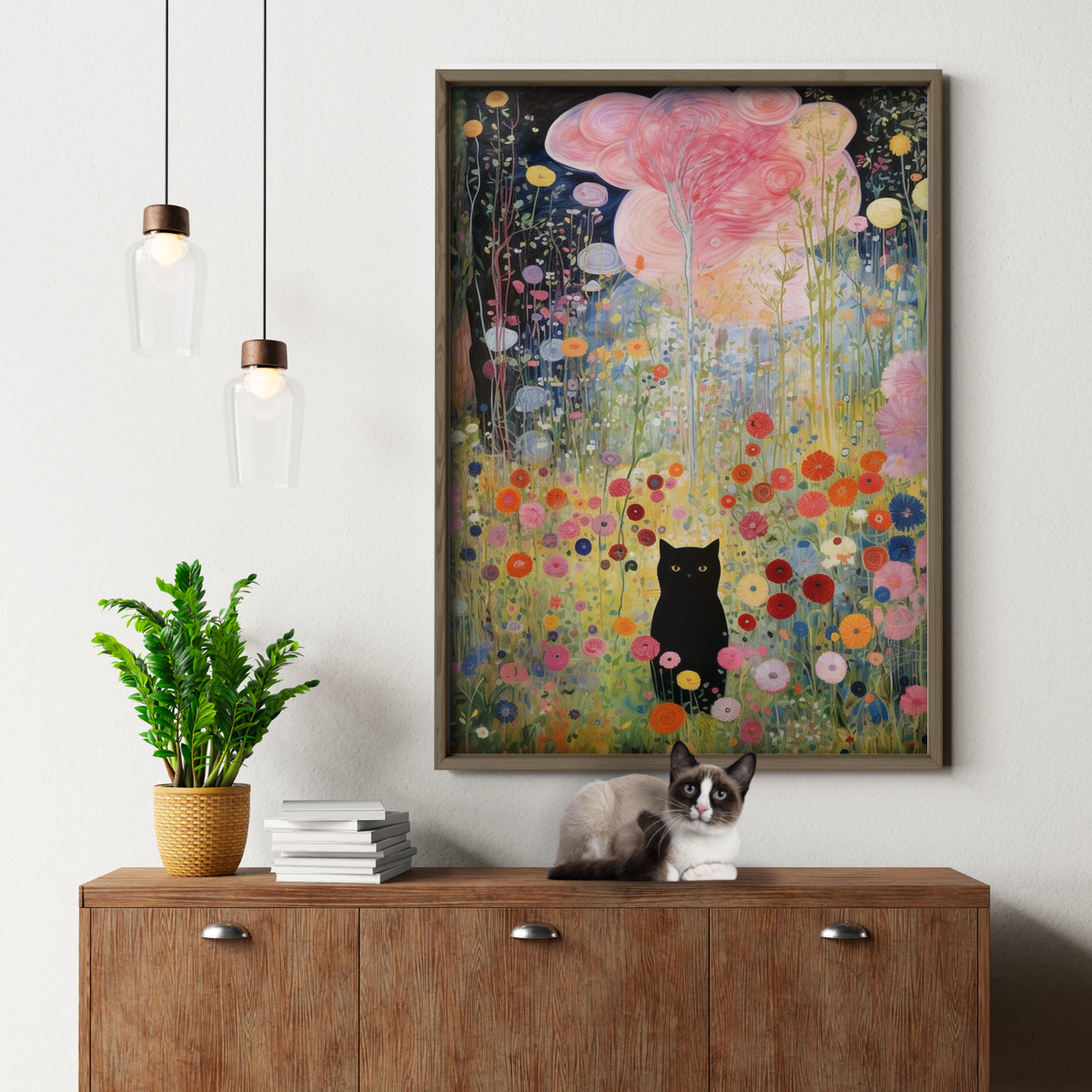 Black Cat X Gustav Klimt