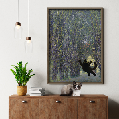 Cat Jump X Klimt The Avenue In The Park