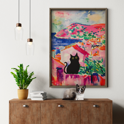 Cat Matisse Mediterranean Landscape