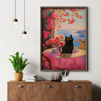 Cat On A Terrace