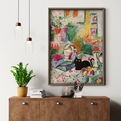 Cat With Matisse Still Life