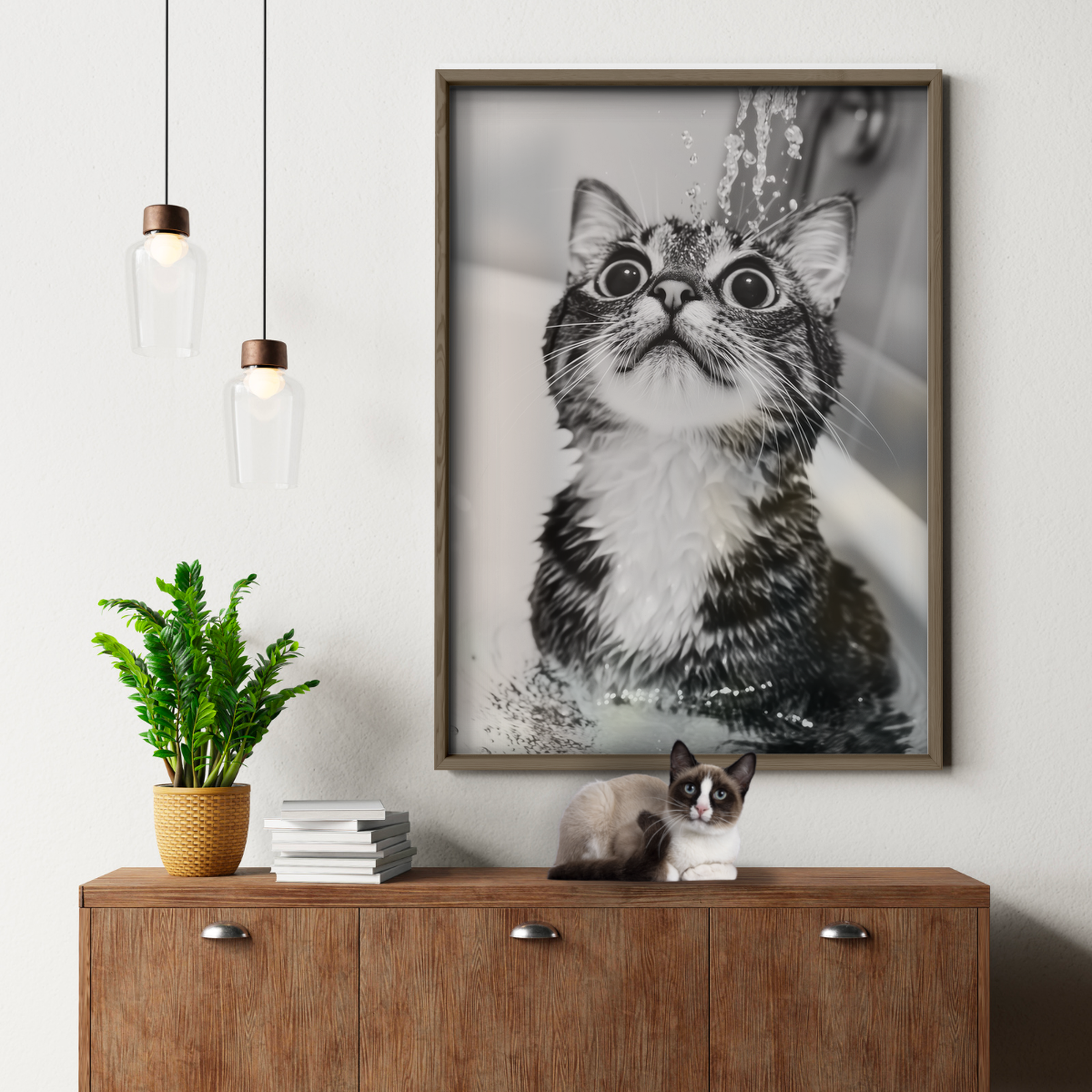 Cozy Cat Wet Look
